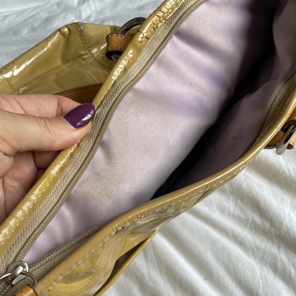 2009 paten-leather tan Coach Bag - Picture 7 of 9